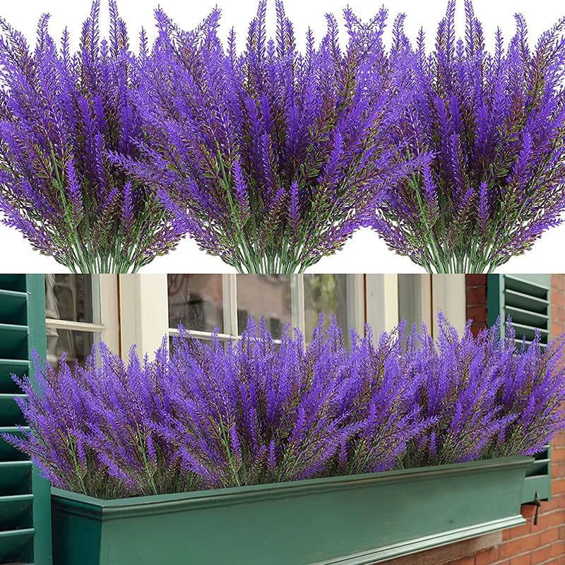 Artificial Lavender Farm Flowers