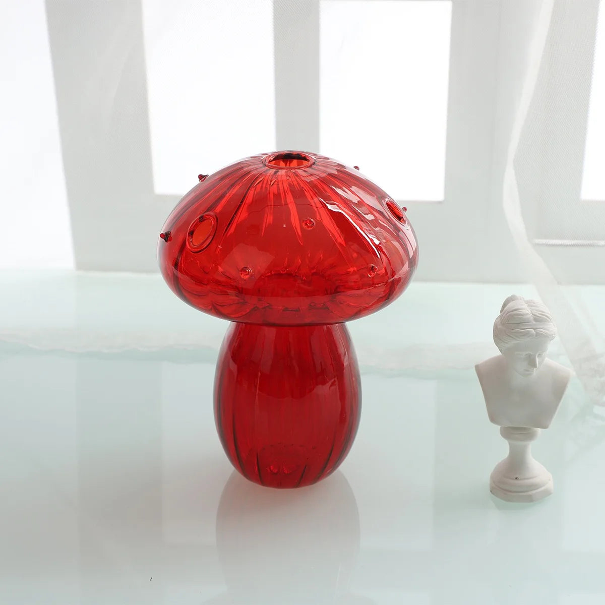 Mushroom Glass Vase