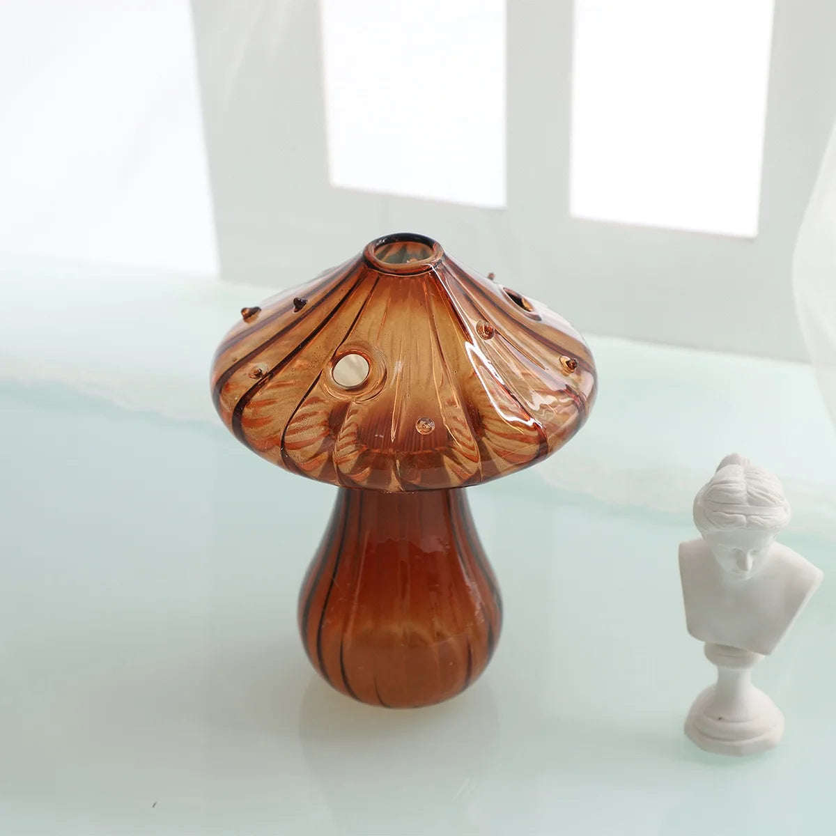 Mushroom Glass Vase