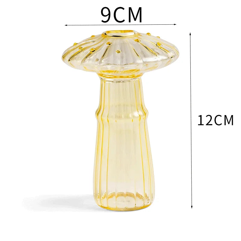 Mushroom Glass Vase