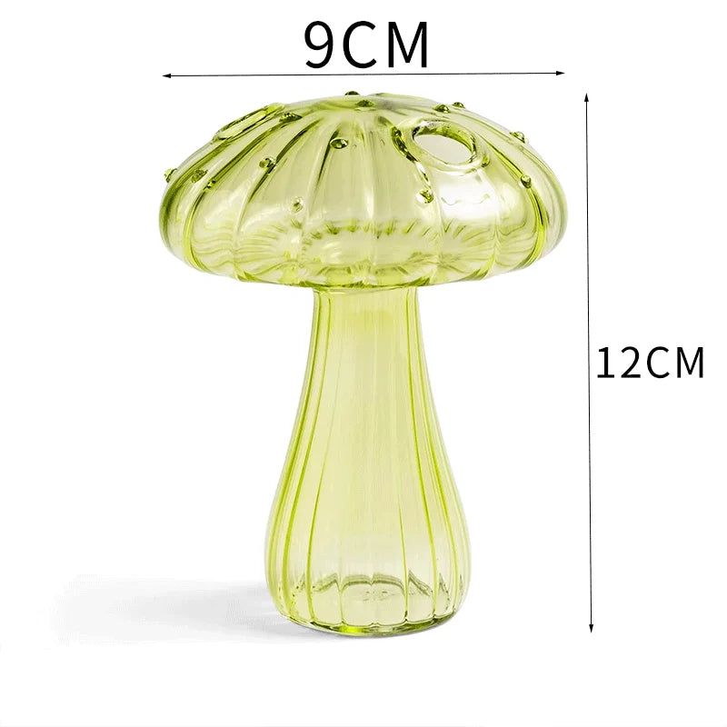 Mushroom Glass Vase