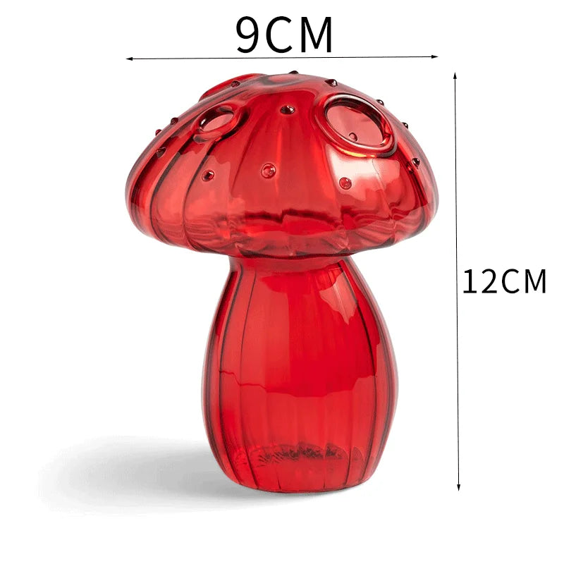 Mushroom Glass Vase