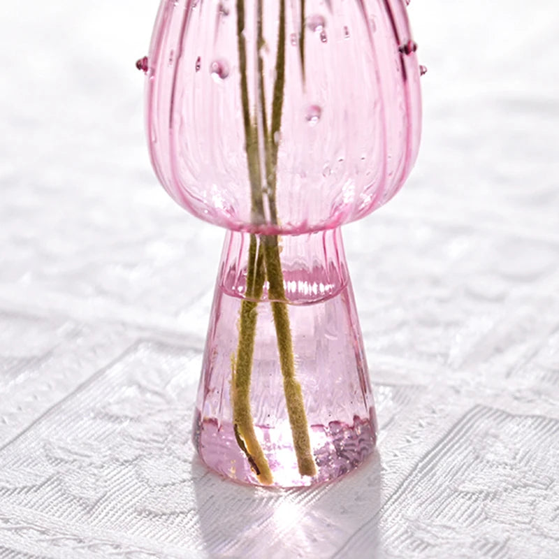 Mushroom Glass Vase