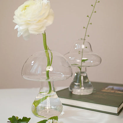 Mushroom Glass Vase