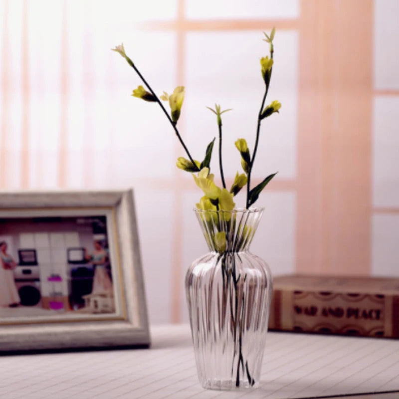 Striped Glass Vase