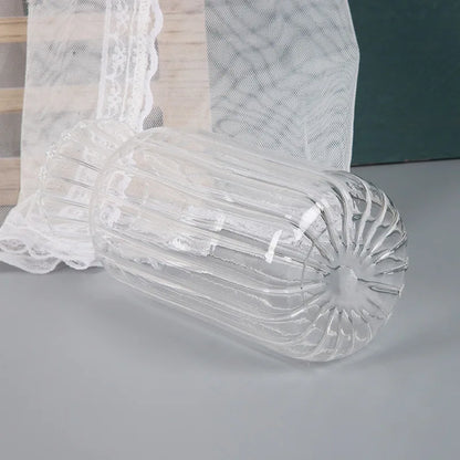 Striped Glass Vase