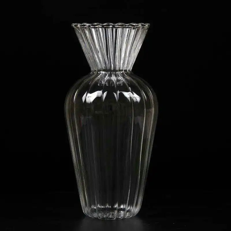 Striped Glass Vase