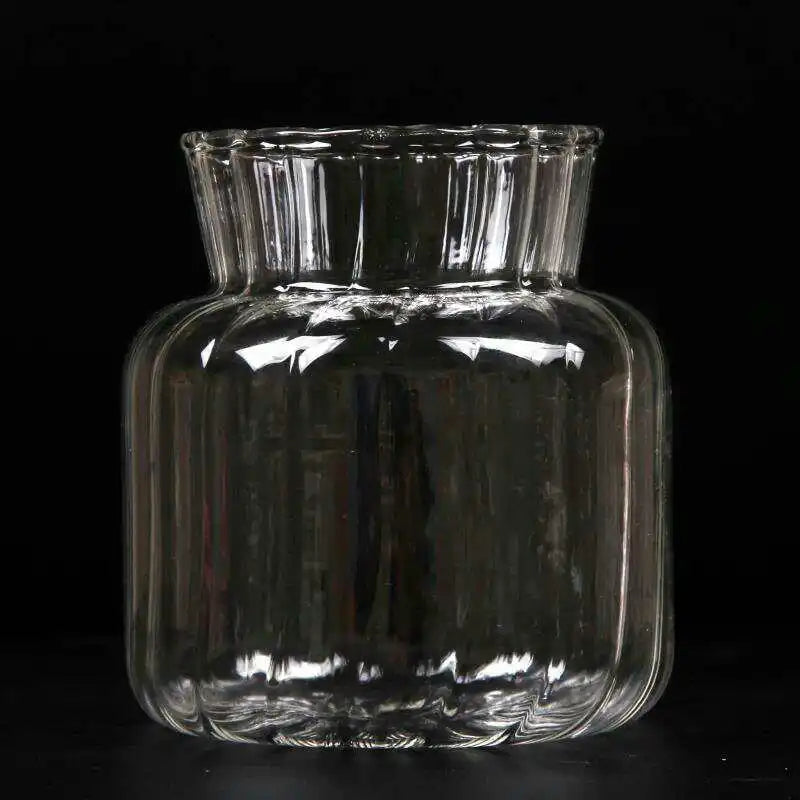 Striped Glass Vase